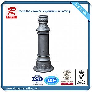 Postes de luz decorativos de aluminio fundido